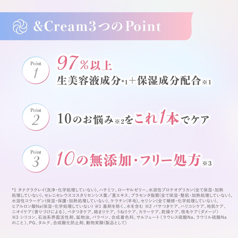 &Cream Smooth Serum Shampoo 450g | Shampoo