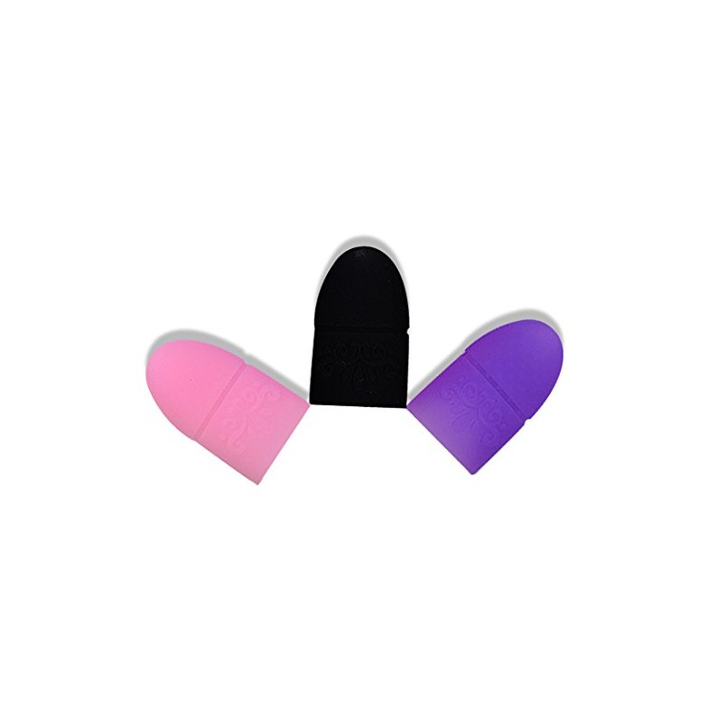 10Pcs/Set Reusable Silicone Nail Soakers UV Gel Nail Polish Remover