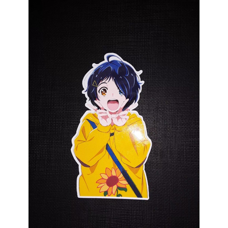 Ai Ohto from Wonder Egg Priority Glossy Sticker Anime Appliances,