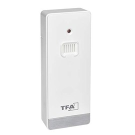 TFA Dostmann Temperature Transmitter 30.3246.02 for Wireless Outdoor Temperature Transmission for Weather Boy (35.1159) White (L) 40 x (W) 25 (27) x (H) 105 mm