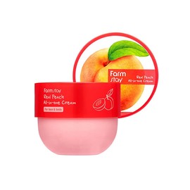 Farmstay Real Peach All-in-One Cream 300ml / 팜스테이 리얼 피치 올인원 크림 300ml
