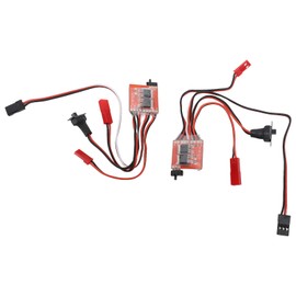 2Pcs RC Brushed Electric Speed Controller 30A Reliable Mini Stable RC ESC for 1/16 1/18 1/24 RC Car Boat