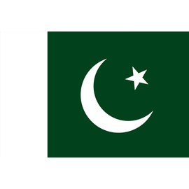Pakistan Flag 5x3 ft – Outdoor/Indoor Polyester Flag with Brass Grommets – Fade-Resistant, Double-Stitched Edges – Patriotic Banner for Home, Events, or Business x 3 Flag Sets