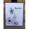 Stampin' Up! Card Set Of 4 Stampin Up Painted Poppies