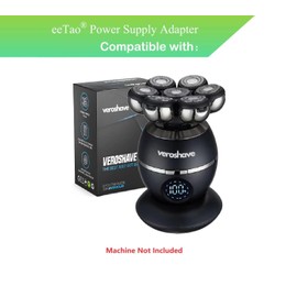 eeTao 5V USBC Charging Cable Compatible with VEROSHAVE RQ8870 VS-MDL02 VSMDL02 2.0 7-Blade Bald Head Shaver Battery DC5V Type C Power Supply Cord Adapter Charger