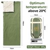 Ultralight Summer Sleeping Bag, 680 g, 190 x 75 cm,