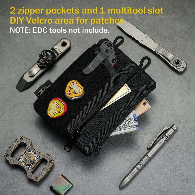 VIPERADE VE16 Small EDC Pouch Tool Organizer, Multifunction Small Tools