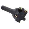 Accusize Industrial Tools 3'' Carbide Indexable End Mill, R8 Shank,