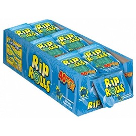 RIP ROLLS BLUE RASPBERRY 1.4 oz Each ( 24 in a Pack )
