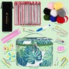 Coopay Knitting Needles Set, 55 Pieces Stainless Steel Double Pointed