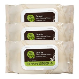Fruit Land 세안이야기 곡물 딥 클렌징티슈 300매 Seonyangi Grain Deep Cleansing Tissue 300 Sheets
