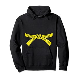 Judo belt yellow belt Judo 5th Kyu Obi, Jiu-Jitsu, Aikido Pullover Hoodie