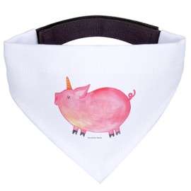 Mr. & Mrs. Panda Hundehalstuch S Einhorn Schwein - Geschenk, Pig, Geschenk, Piggy, klein, Unicorn, Einhörner, Einhorn Deko, kleine Hunde