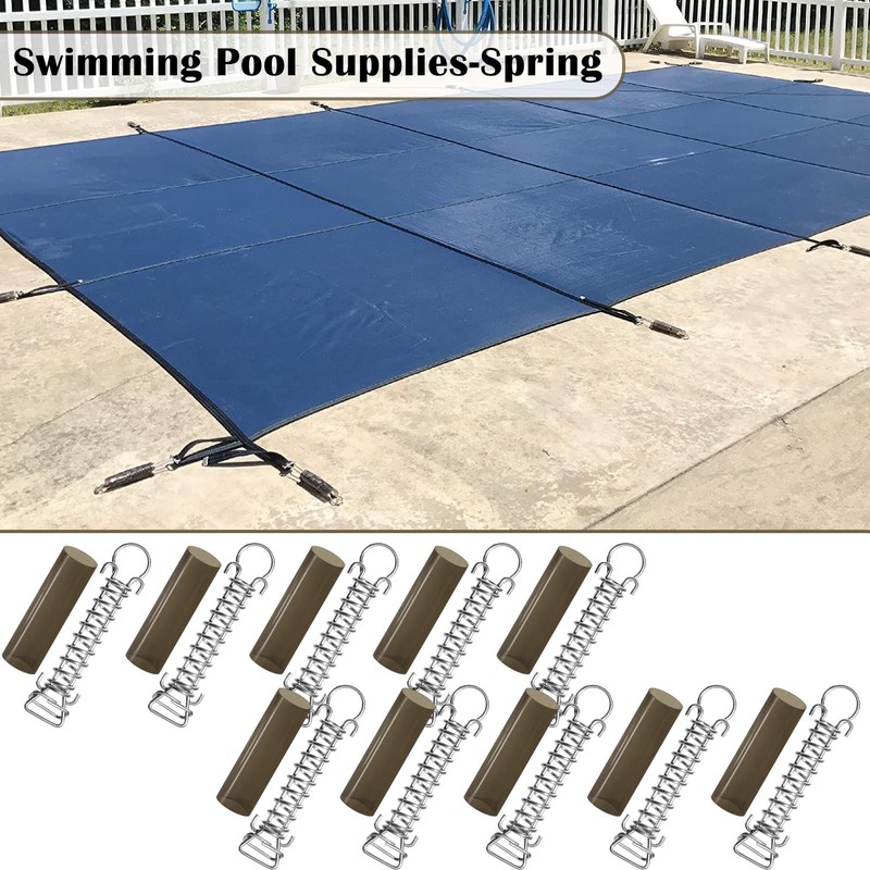 5 Pack Stainless Steel Springs for Pool Cover Swimming Pool