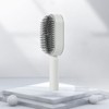 Cushion Hair Brush Self Cleaning Scalp Massage Rounded Comb Teeth