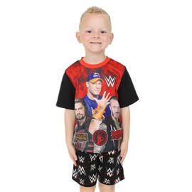 Boys WWE World Wrestling Entertainment John Cena Short Pyjamas (10-11 Years) Black