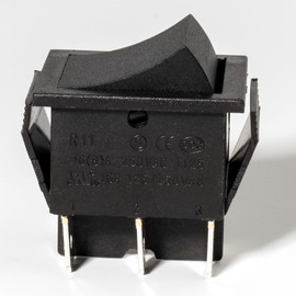 2 Pcs 6 pin 12volt 6V Gas Pedal for Kids Ride on Car Compatible with Power Wheels Foot Pedal Switch Universal Accelerator Kids Electric Cars Replacement Parts Speed Foot Pedal Reset Switch