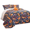 Lush Decor Pixie Fox Reversible Quilt Set, 3 Piece Set,
