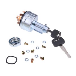 IEQFUE Ignition Switch w/2 Keys 22B-06-11910 20Y-06-24680 08086-10000 Compatible with Komatsu Ignition Starter PC120-6 PC130-6 PC250-6 PC200-2/3/5/7/8