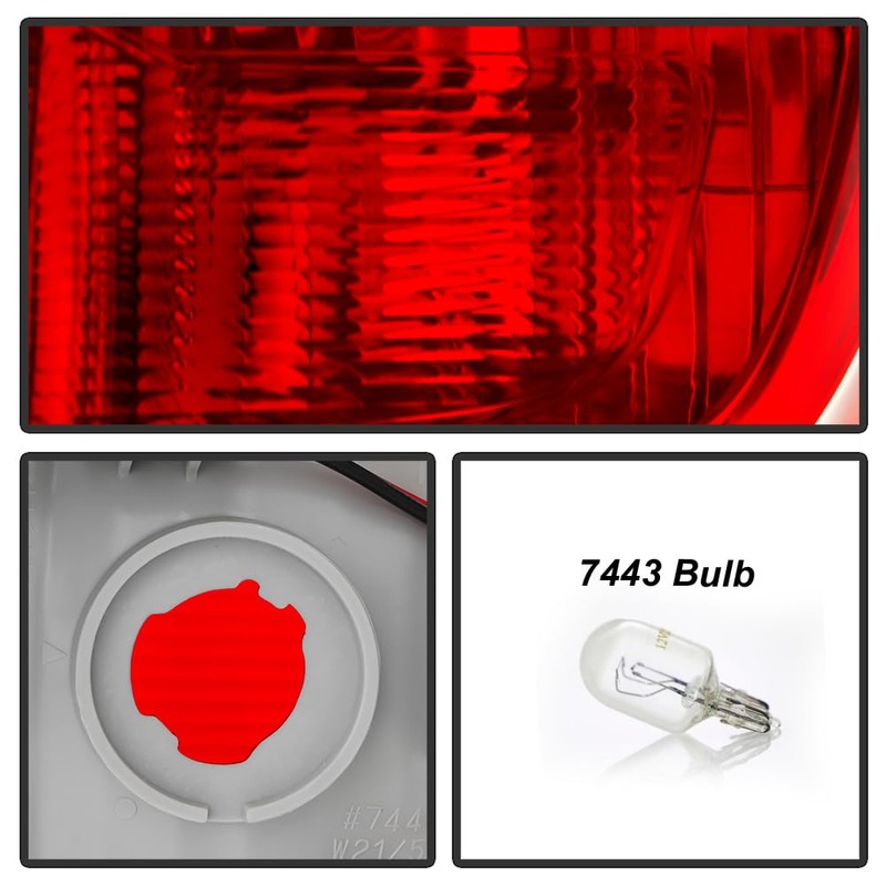 KEEKPO - For 2016-2017 Chevy Equinox Factory Style Red Clear