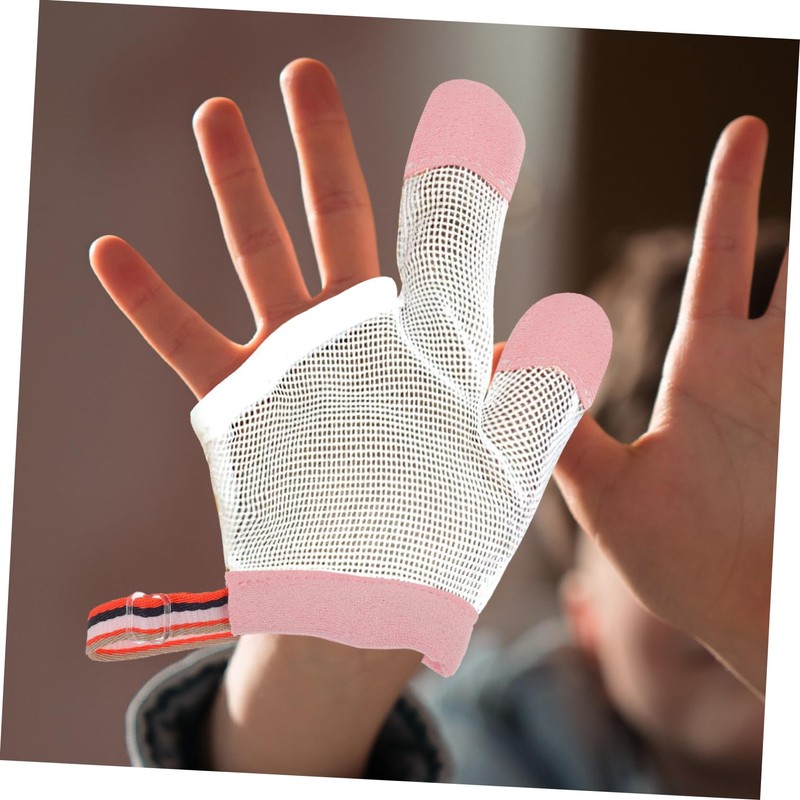 CORHAD 1 Pair Finger Stop Gloves for Breathable Thumb Tool