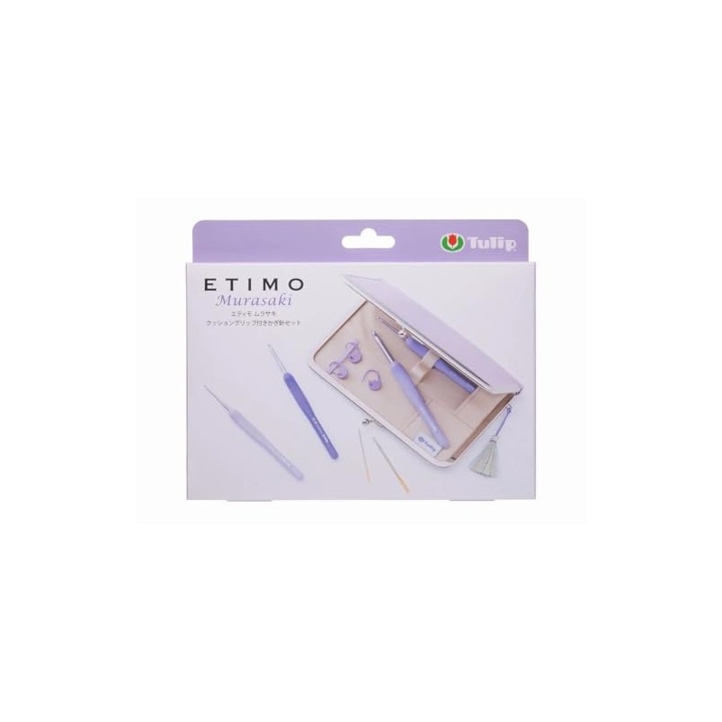 Tulip Tulip Knitting Needles "ETIMO Murasaki Crochet Set with Cushion