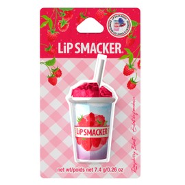Lip Smacker Summer Refresher Lip Balm, Moisturizing, Collectible Beverage Cup Design, Sheer Finish for Smooth Lips – Raspberry Blast