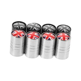 Mobestech 8pcs Valve Cap Dust Caps for Car Tyres Car Accessories Vehicle Valve Cover Aluminum Alloy