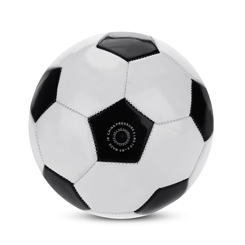 Size 4 Classic Black White Standard Soccer Ball Training Football