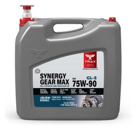 Triax Synergy Gear Max 75W-90 GL-5 Limited Slip, Ultra Long Drain 500k Miles, Manual Transmission, Gear/Differential Lubricant (5 Gallon)