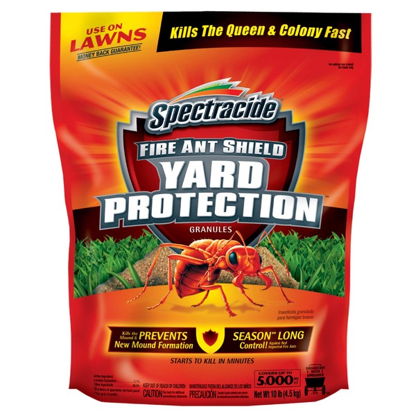 Spectracide 96472-1 Fire Ant Shield Yard Protection Granules-10-lb (Pack of 4)