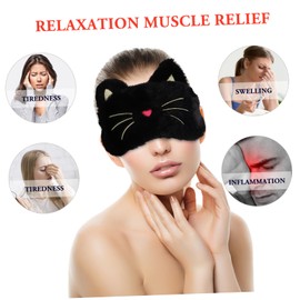 OHPHCALL Light Blocking Blindfold Heating Patch for Dry Eyes Sleep Eye Mask Massage Blinder