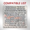 Floor Mats for 2021-2025 Can-Am Commander 2018-2025 Can-Am Maverick Sport