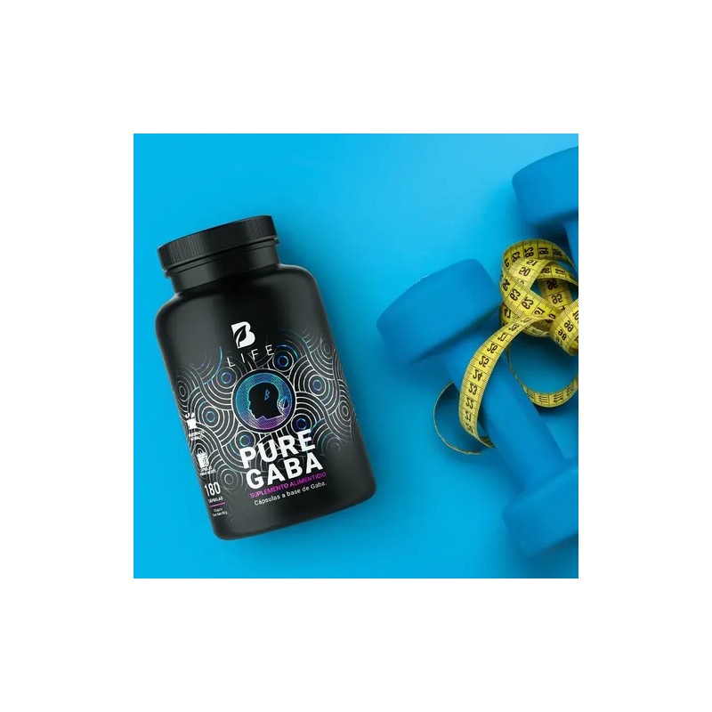 Gaba De 180 Cápsulas De 500mg. Pure Gaba B Life