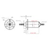 MW1430 Conductive Slip Ring 30A 4 Wires High Power Current