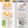 Outdoor Flameless Candles with Remote Timer - Waterproof Realistic Flickering