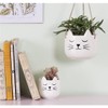 Sass & Belle Mini Cat's Whiskers White Planter