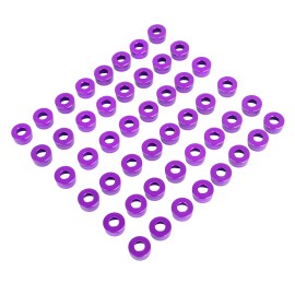 Unbranded Purple Engine Bolt Cap Cover Kit For Harley Road King Glide Softail Deluxe FLSTN