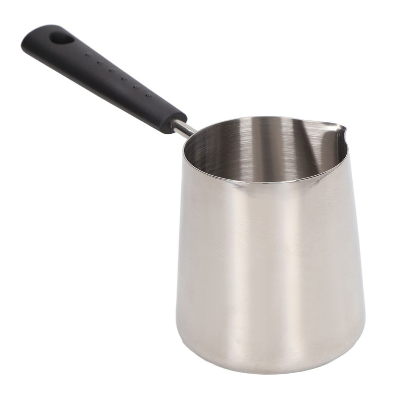 Coffee Milk Frothing Pitcher Cup 304 Stainless Steel Long Handle