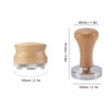 Coffee Powder Press Hammer and Distributor Set Stainless Steel Base