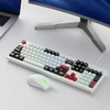 MageGee Creamy Keyboard and Mouse Combo, K2 Classic Keyboard, Wired