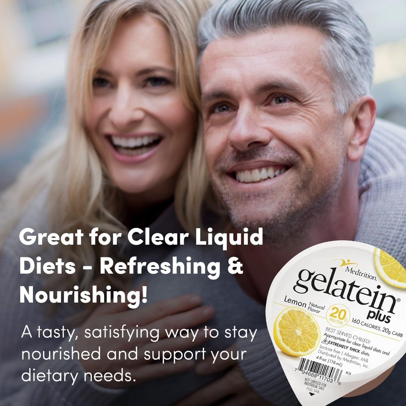 ProSource Gelatein Plus Lemon: 20 grams of protein. Ideal for