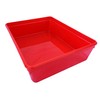 Instrument tray – 19cm x 14cm x 5.5cm. polypropylene (Red)