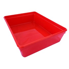 Instrument tray – 19cm x 14cm x 5.5cm. polypropylene (Red)