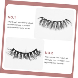DOITOOL 8D Faux Hair Eyelash 10 Pairs of Dramatic False Lashes for Women Lightweight Eye Lashes Clusters for a Look