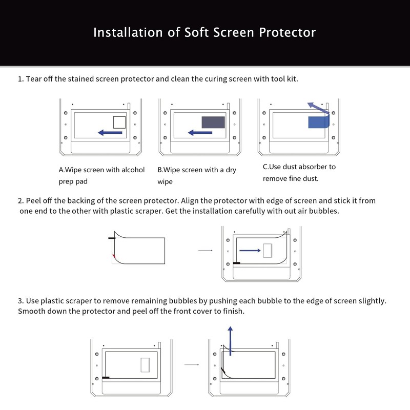 Henaiser 12.8 Inch High Light Transmittance Screen Protector for ELEGOO