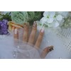 Handmade nail tip - My teddy bear - Short square