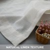 Pitalk - Cortinas extralargas de Lino Natural de 120 Pulgadas