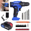 21V Electric Drill Cordless Drill Power Drill Set with 1