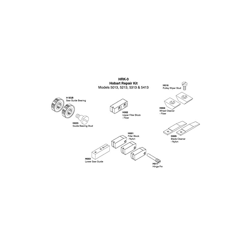 NBSLA Hobart Saw Repair Kit - HRK-3, Fits 5013, 5213,